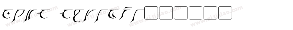 Olde Espruar字体转换